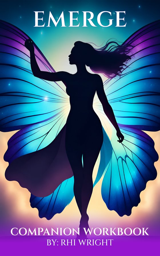 Emerge Companion Workbook, cover, by Rhi Wright